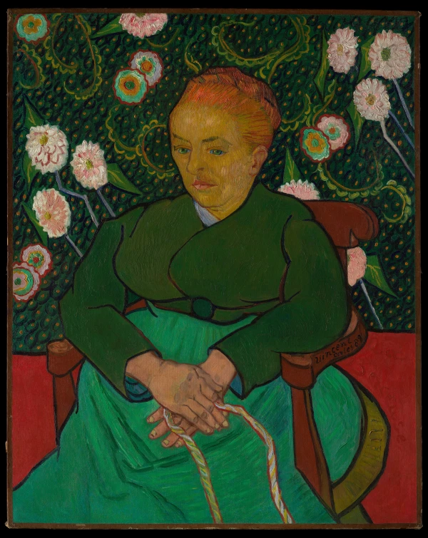 La Berceuse (portrait of Madame Roulin) by Vincent van Gogh